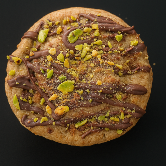 Pistachio-kadaif filling soft cookie